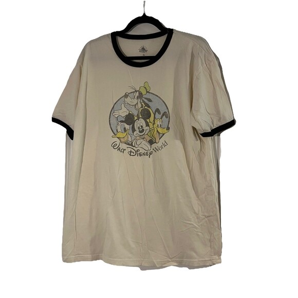 Tan Disney Mickey and Friends T shirt - Picture 1 of 4